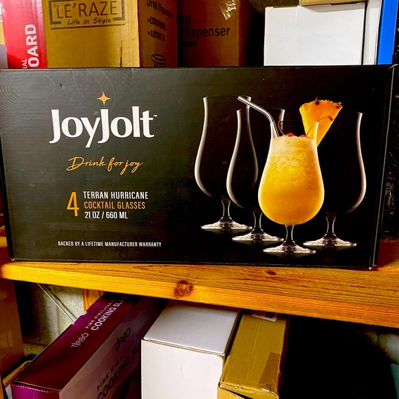 New set of 4 Pina Colada Glasses - Picture 1 of 3